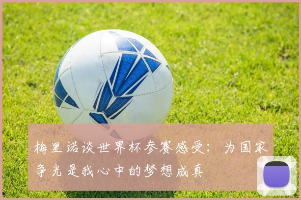 梅里诺谈世界杯参赛感受：为国家争光是我心中的梦想成真